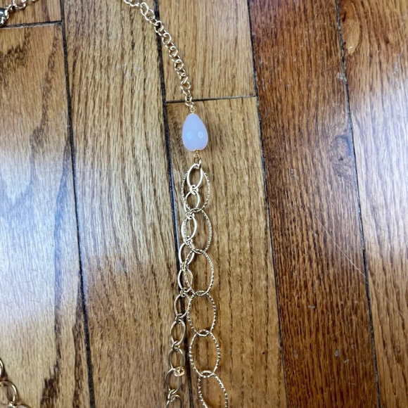 J Crew Gold and  jeweled necklace - Picture 3 of 6